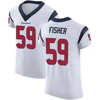 Aiden Fisher Houston Texans Men's Elite Vapor Untouchable Nike Jersey - White