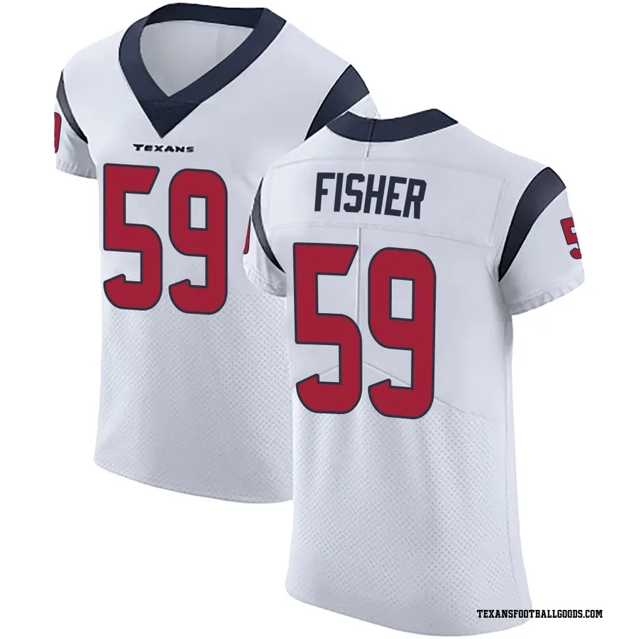 Aiden Fisher Houston Texans Men's Elite Vapor Untouchable Nike Jersey - White