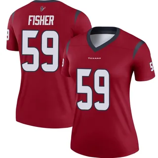 Aiden Fisher Houston Texans Women's Legend Nike Jersey - Red