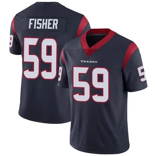 Aiden Fisher Houston Texans Youth Limited Team Color Vapor Untouchable Nike Jersey - Navy Blue
