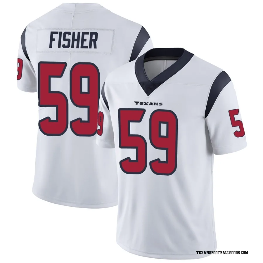 Aiden Fisher Houston Texans Youth Limited Vapor Untouchable Nike Jersey - White