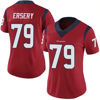Aireontae Ersery Houston Texans Women's Limited Alternate Vapor Untouchable Nike Jersey - Red