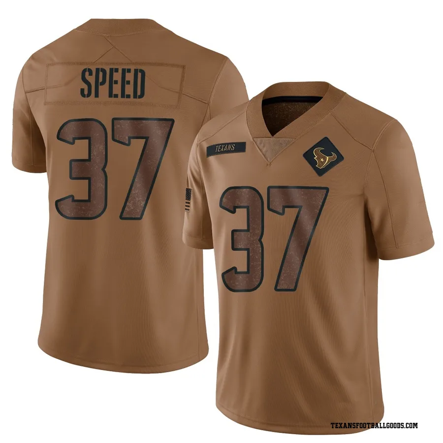 Ameer Speed Houston Texans Men's Limited 2023 Salute To Service Nike Jersey - Brown
