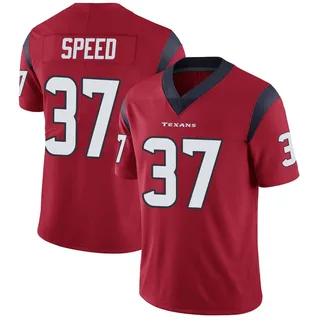 Ameer Speed Houston Texans Men's Limited Alternate Vapor Untouchable Nike Jersey - Red