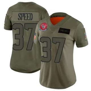 Ameer Speed Houston Texans Women's Limited 2019 Salute to Service Nike Jersey - Camo