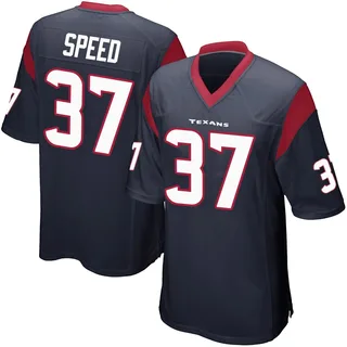 Ameer Speed Houston Texans Youth Game Team Color Nike Jersey - Navy Blue