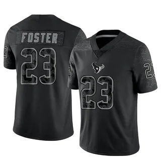 Arian Foster Houston Texans Youth Limited Reflective Jersey - Black