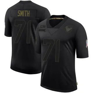 Braden Smith Houston Texans Youth Limited 2020 Salute To Service Nike Jersey - Black