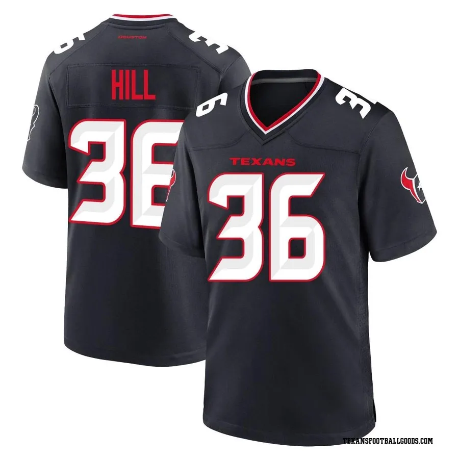 Brandon Hill Houston Texans Youth Game Team Nike Jersey - Navy
