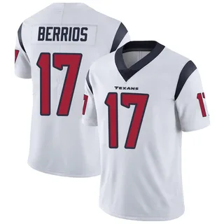 Braxton Berrios Houston Texans Men's Limited Vapor Untouchable Nike Jersey - White