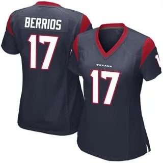 Braxton Berrios Houston Texans Women's Game Team Color Nike Jersey - Navy Blue