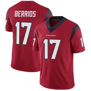 Braxton Berrios Houston Texans Youth Limited Alternate Vapor Untouchable Nike Jersey - Red