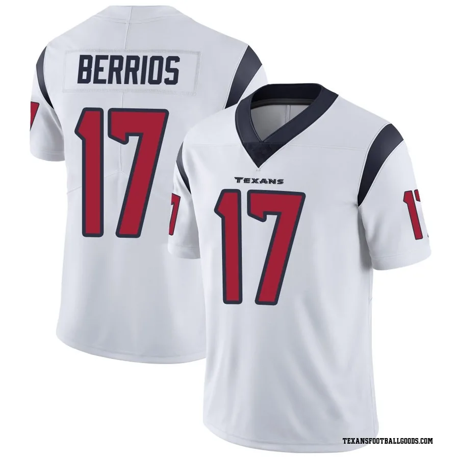 Braxton Berrios Houston Texans Youth Limited Vapor Untouchable Nike Jersey - White