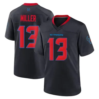 Braxton Miller Houston Texans Men's Game 2nd Alternate Nike Jersey - Navy