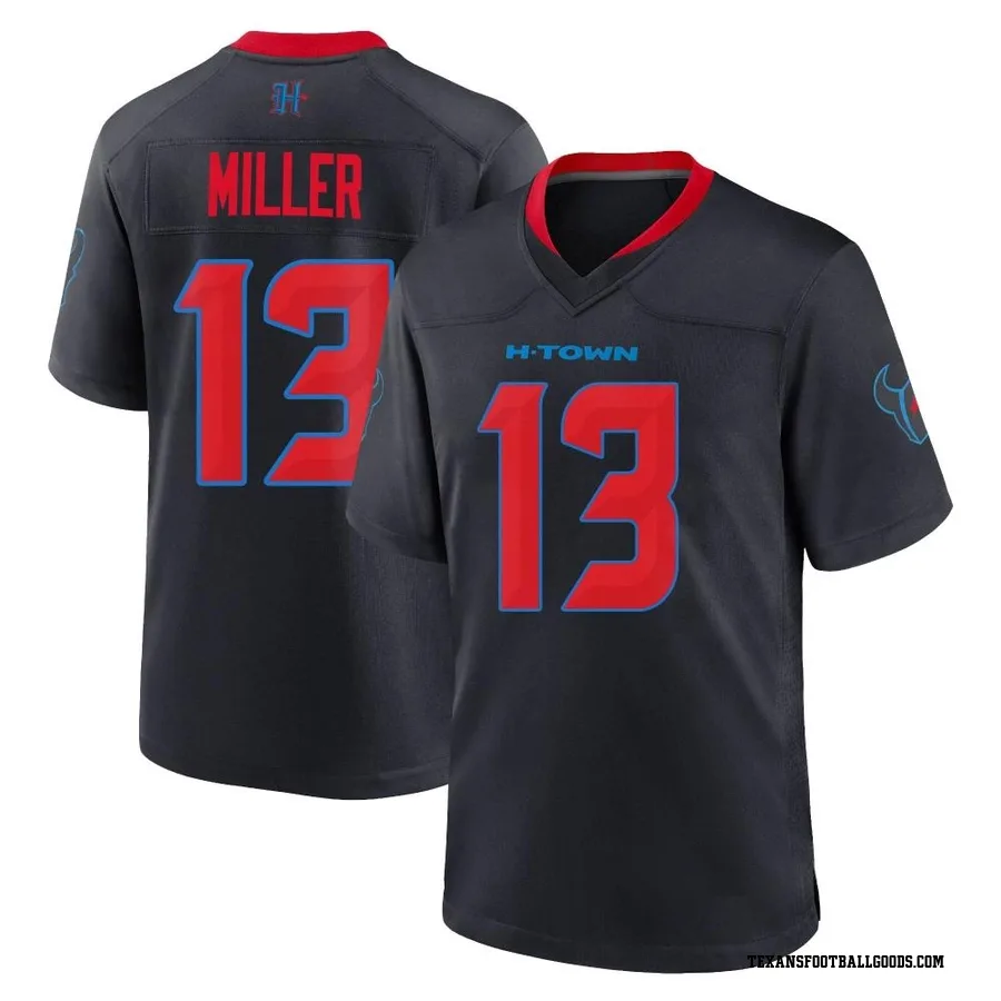 Braxton Miller Houston Texans Men's Game 2nd Alternate Nike Jersey - Navy
