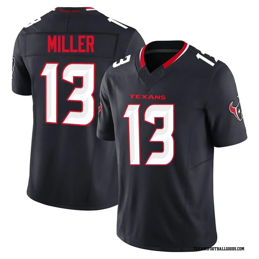 Braxton Miller Houston Texans Men's Limited Alternate Vapor F.U.S.E. Nike Jersey - Navy