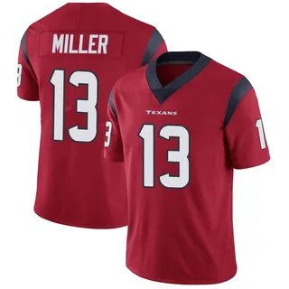 Braxton Miller Houston Texans Men's Limited Alternate Vapor Untouchable Nike Jersey - Red