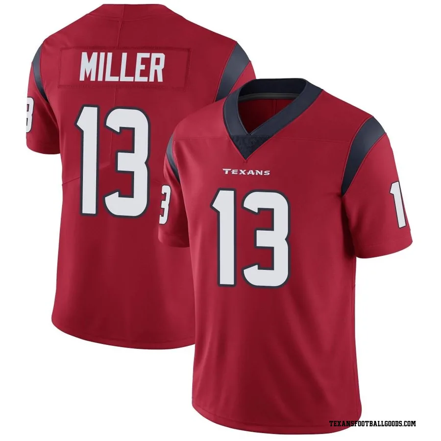 Braxton Miller Houston Texans Men's Limited Alternate Vapor Untouchable Nike Jersey - Red