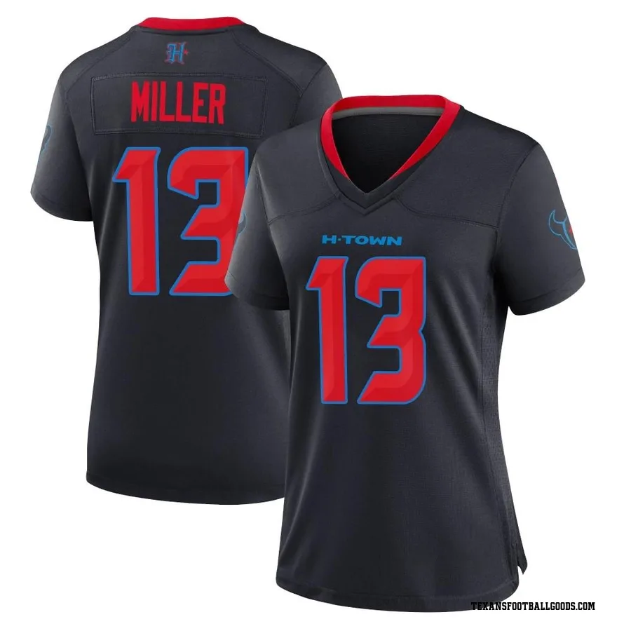 Braxton Miller Houston Texans Women's Game 2nd Alternate Nike Jersey - Navy