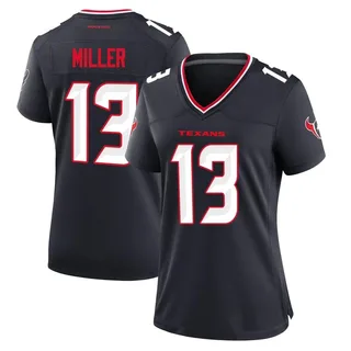 Braxton Miller Houston Texans Women's Game Team Nike Jersey - Navy