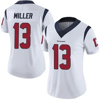 Braxton Miller Houston Texans Women's Limited Vapor Untouchable Nike Jersey - White