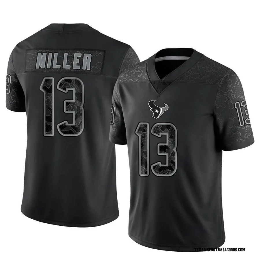 Braxton Miller Houston Texans Youth Limited Reflective Nike Jersey - Black