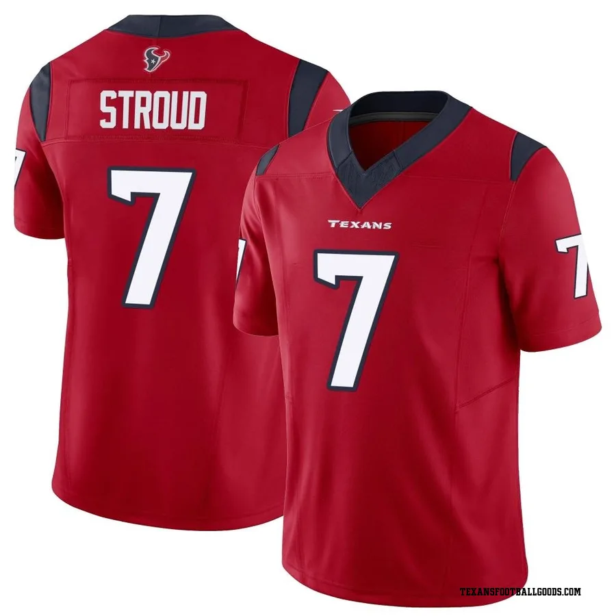 C.J. Stroud Houston Texans Men's Limited Vapor F.U.S.E. Nike Jersey - Red
