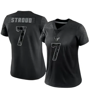 C.J. Stroud Houston Texans Women's Limited Reflective Nike Jersey - Black