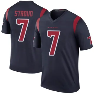 C.J. Stroud Houston Texans Youth Color Rush Legend Nike Jersey - Navy