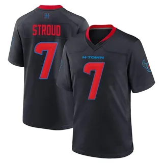 C.J. Stroud Houston Texans Youth Game 2nd Alternate Nike Jersey - Navy