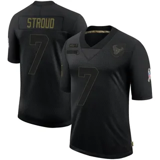 C.J. Stroud Houston Texans Youth Limited 2020 Salute To Service Nike Jersey - Black