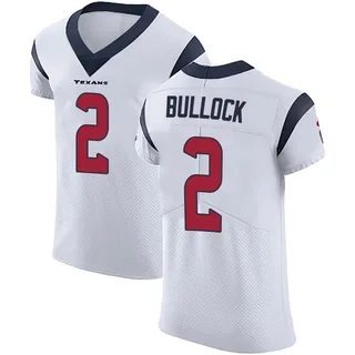 Calen Bullock Houston Texans Men's Elite Vapor Untouchable Nike Jersey - White