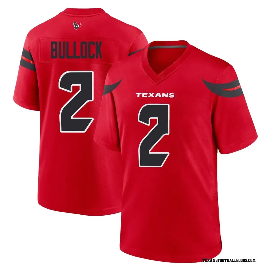 Calen Bullock Houston Texans Youth Game Alternate Nike Jersey - Red