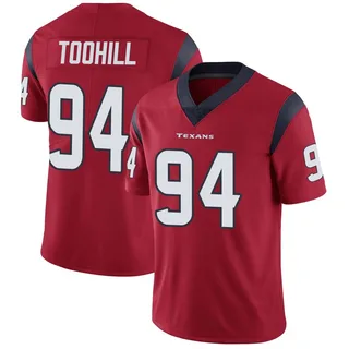 Casey Toohill Houston Texans Men's Limited Alternate Vapor Untouchable Nike Jersey - Red
