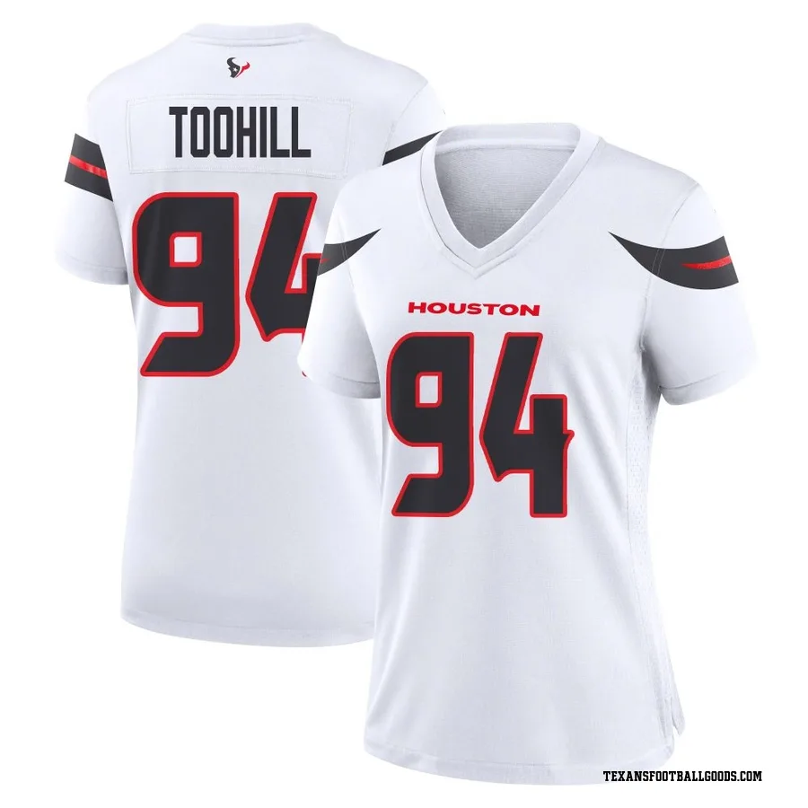 Casey Toohill Houston Texans Women's Game Nike Jersey - White