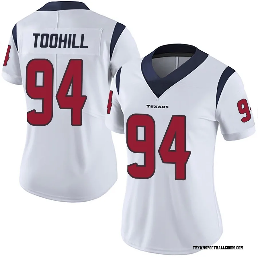Casey Toohill Houston Texans Women's Limited Vapor Untouchable Nike Jersey - White