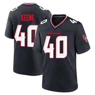 Dalton Keene Houston Texans Men's Game Team Nike Jersey - Navy
