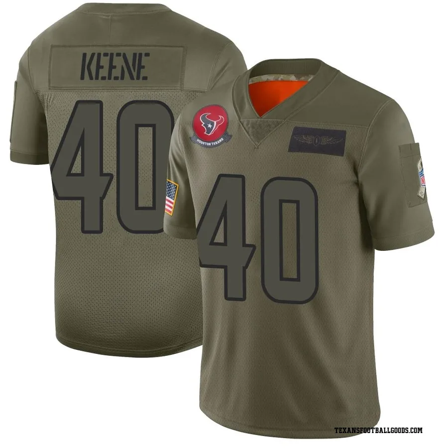 Dalton Keene Houston Texans Men's Limited 2019 Salute to Service Nike Jersey - Camo