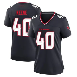 Dalton Keene Houston Texans Women's Game Team Nike Jersey - Navy