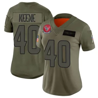 Dalton Keene Houston Texans Women's Limited 2019 Salute to Service Nike Jersey - Camo
