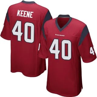 Dalton Keene Houston Texans Youth Game Alternate Nike Jersey - Red