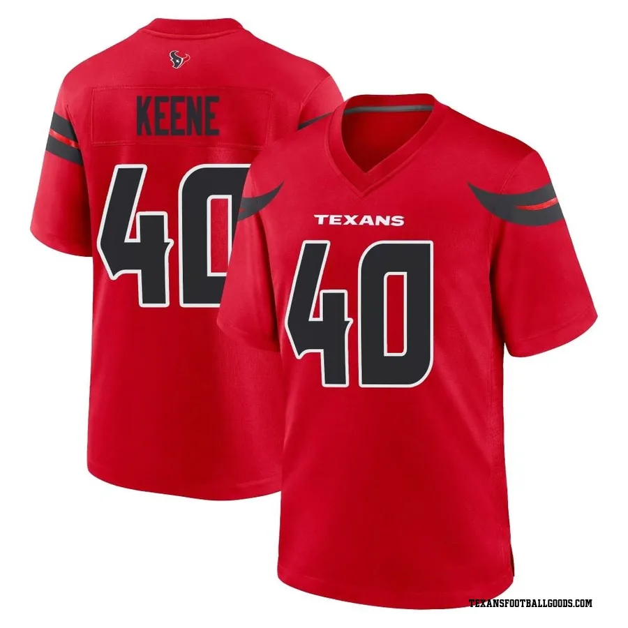 Dalton Keene Houston Texans Youth Game Alternate Nike Jersey - Red