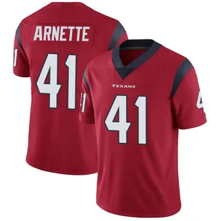 Damon Arnette Houston Texans Men's Limited Alternate Vapor Untouchable Nike Jersey - Red