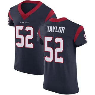 Darrell Taylor Houston Texans Men's Elite Team Color Vapor Untouchable Nike Jersey - Navy Blue