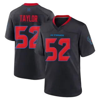 Darrell Taylor Houston Texans Men's Game 2nd Alternate Nike Jersey - Navy