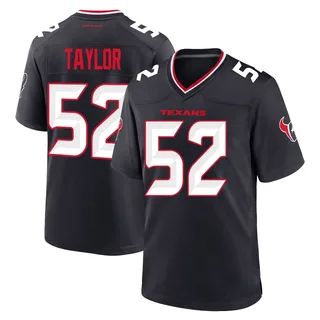 Darrell Taylor Houston Texans Men's Game Team Nike Jersey - Navy