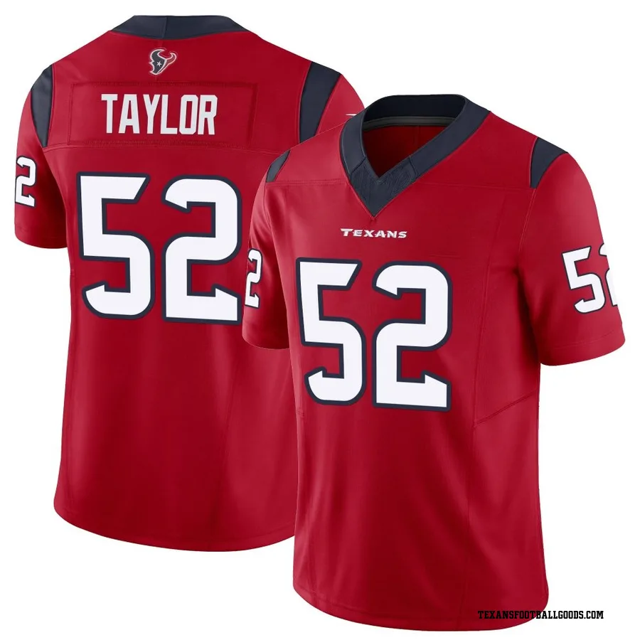 Darrell Taylor Houston Texans Men's Limited Vapor F.U.S.E. Nike Jersey - Red