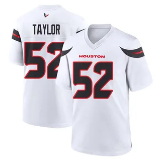 Darrell Taylor Houston Texans Youth Game Nike Jersey - White
