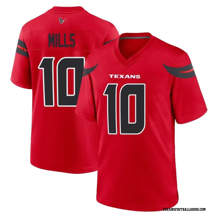Davis Mills Houston Texans Youth Game Alternate Nike Jersey - Red