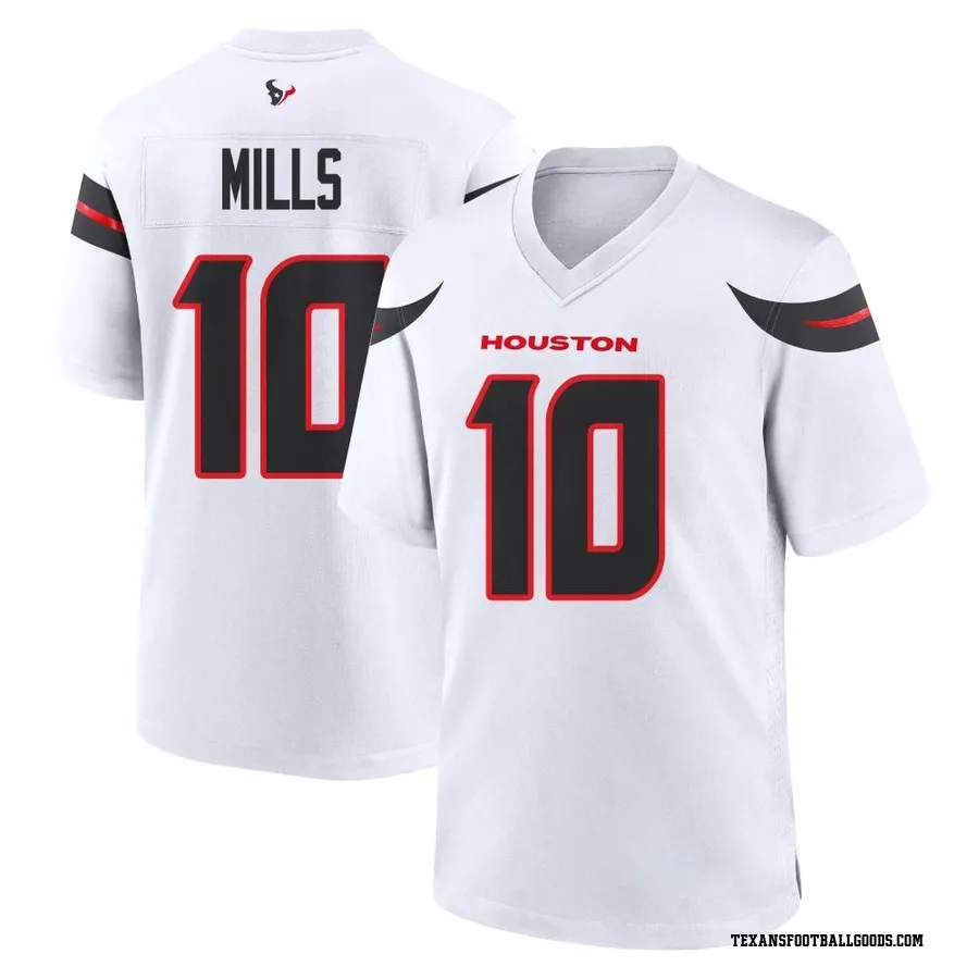Davis Mills Houston Texans Youth Game Nike Jersey - White